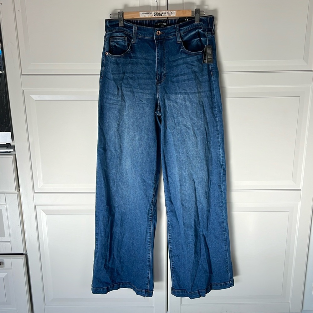 NWT, Abbot Kinney Wide Leg Skater Jeans